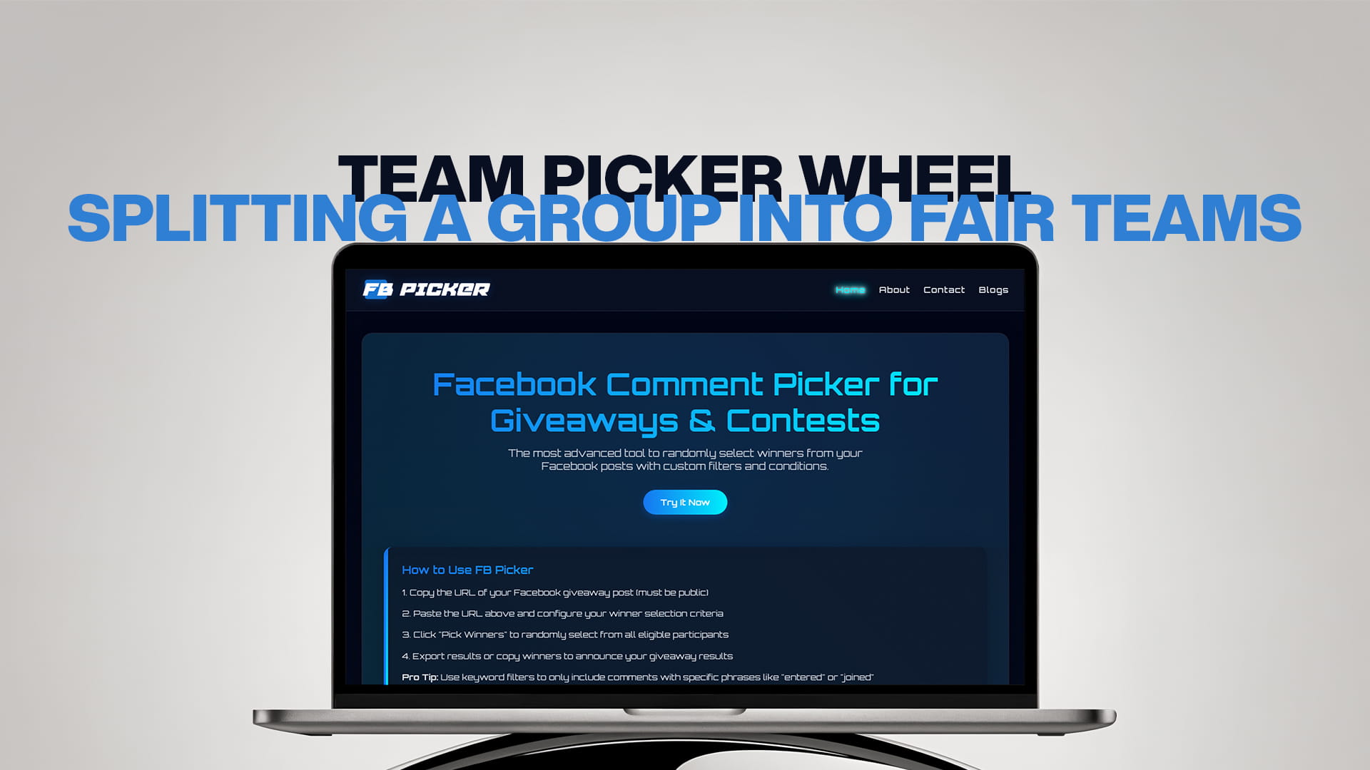 Team Picker Wheel: Splitting a Group Into Fair Teams