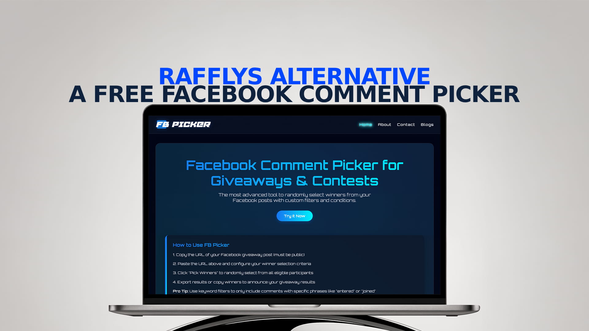 Rafflys Alternative: A Free Facebook Comment Picker