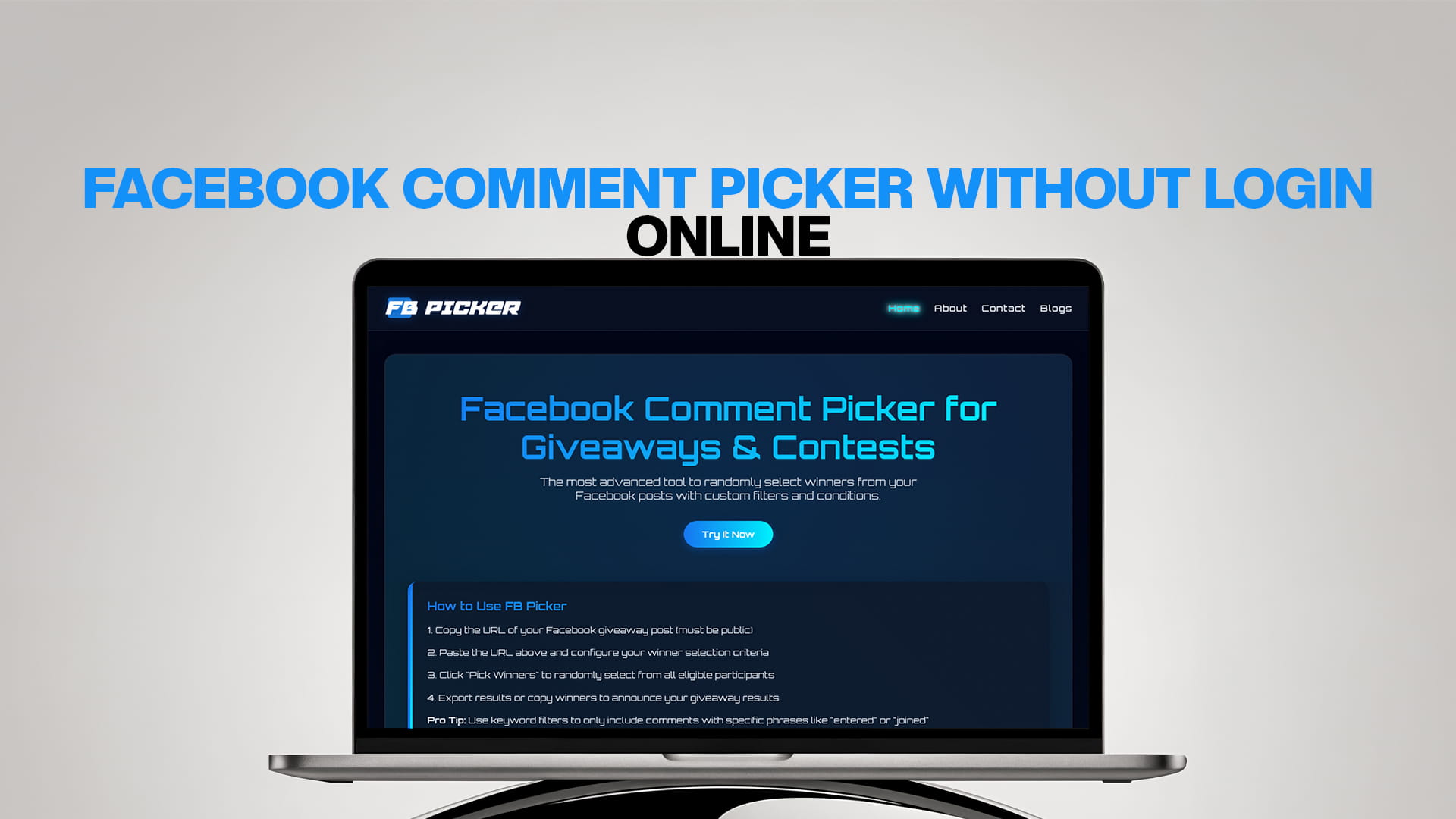 Facebook Comment Picker Without Login Online