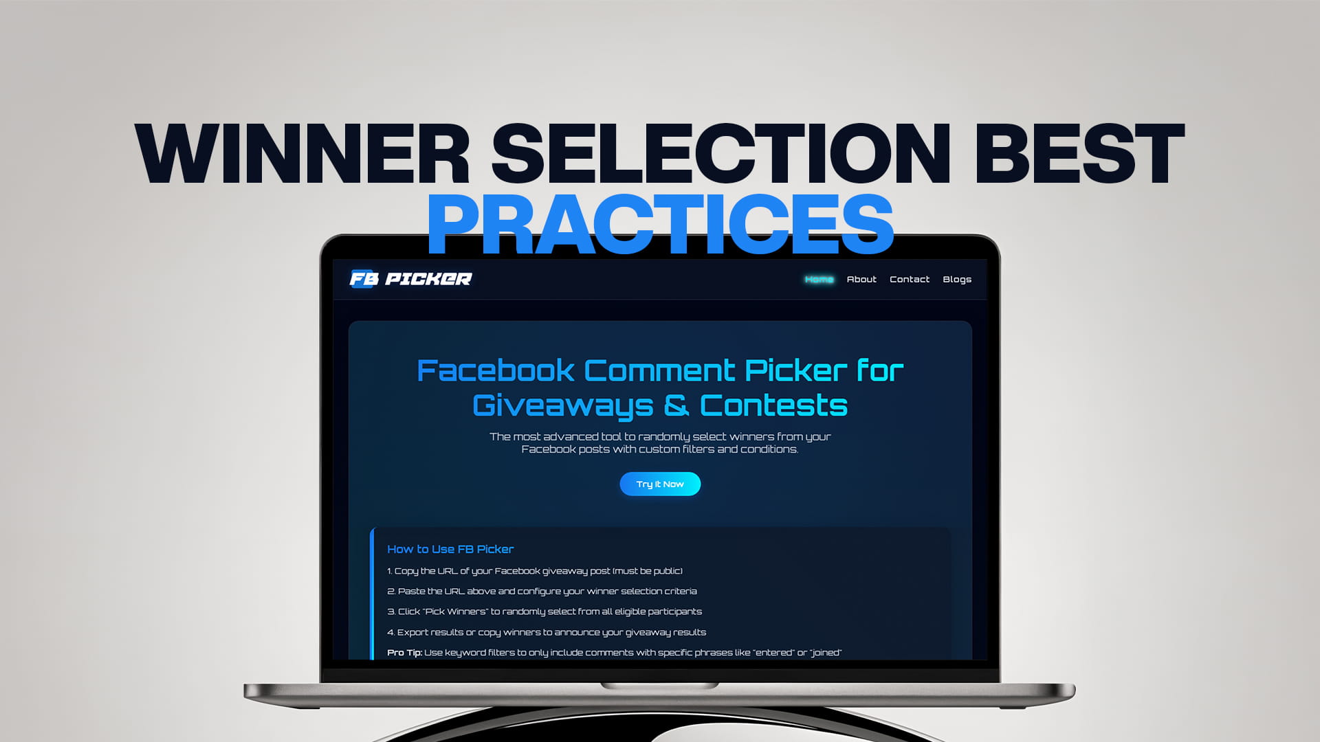 Winner Selection Best Practices