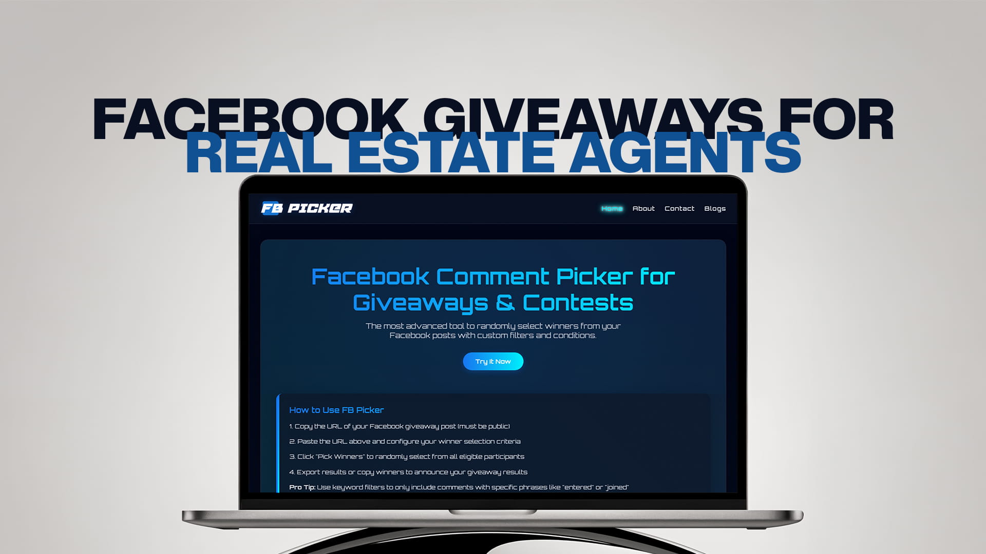Facebook Giveaways for Real Estate Agents