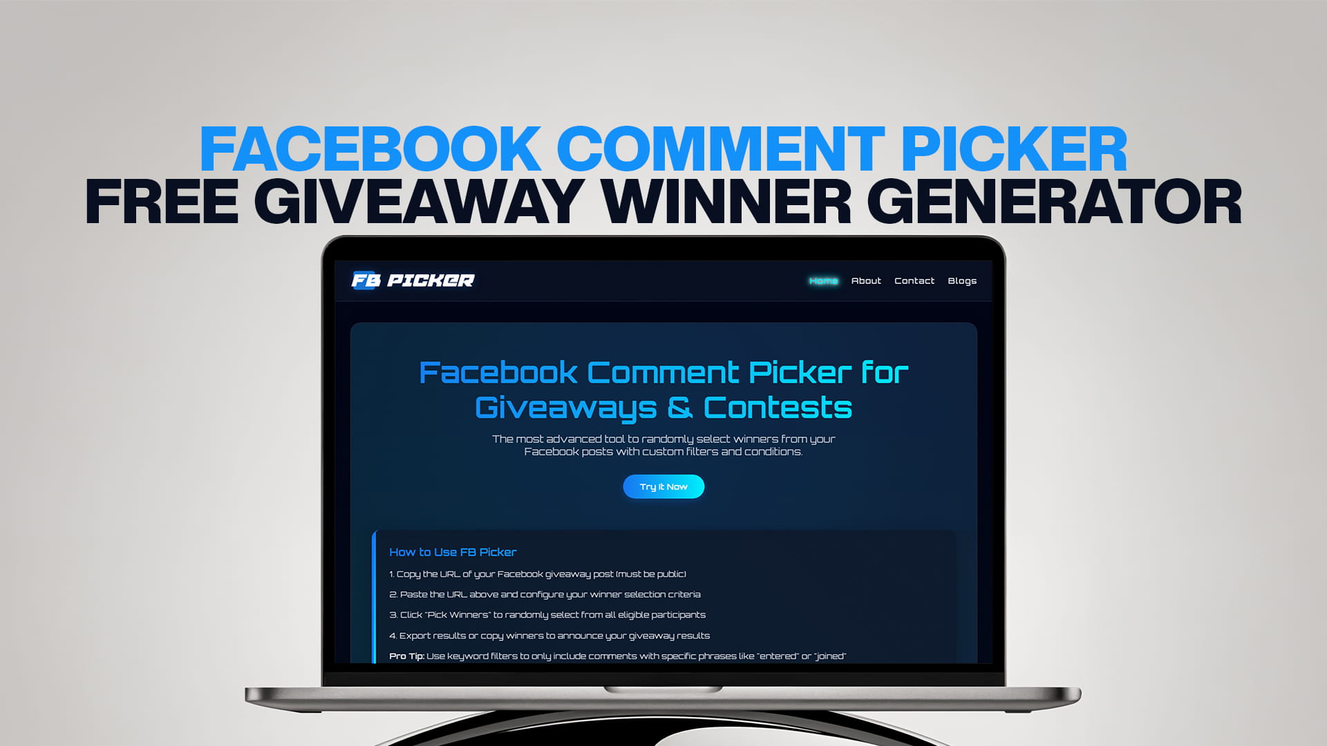 Facebook Comment Picker - Free Giveaway Winner Generator