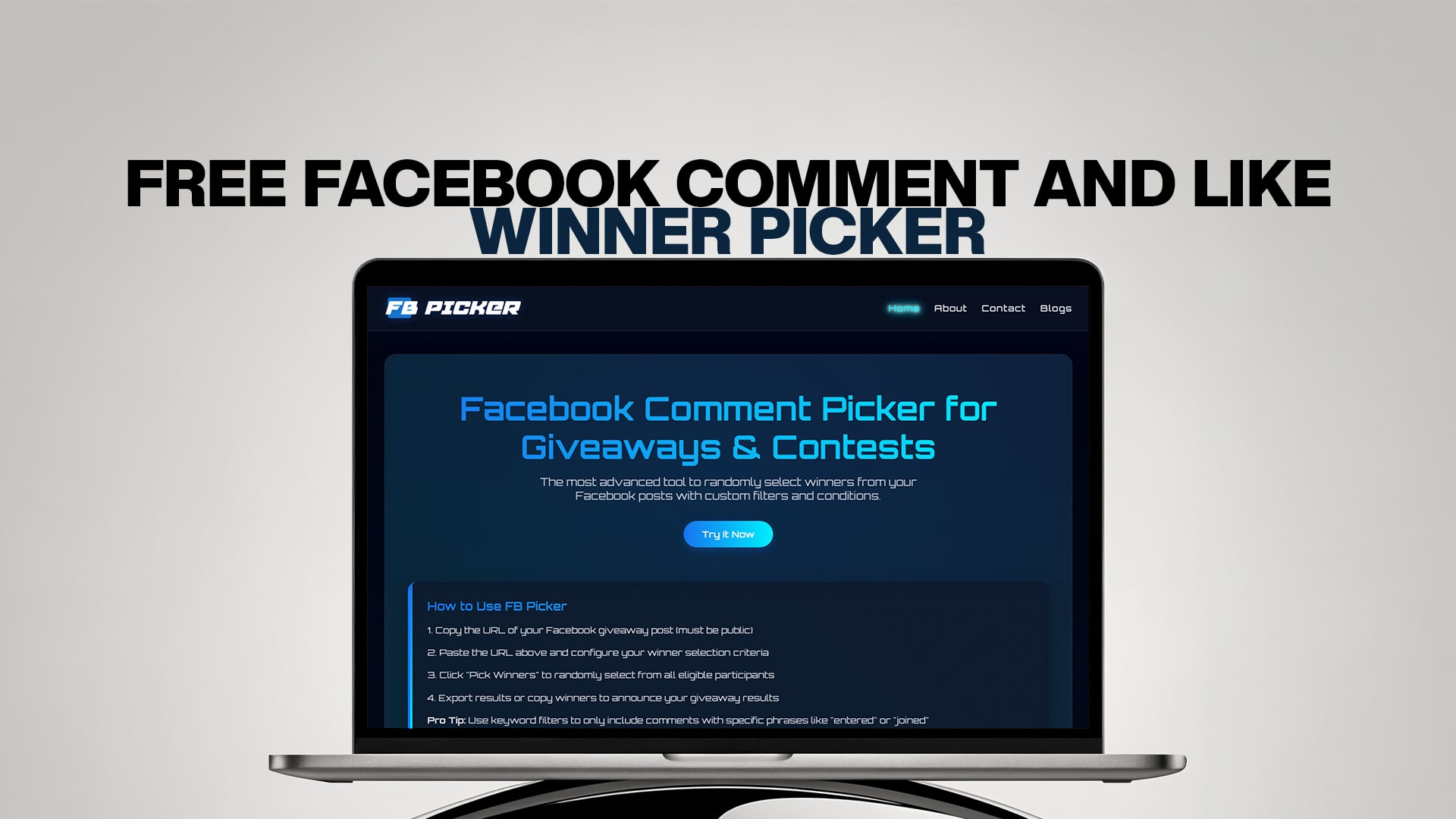 Free Facebook Comment and Like Winner Picker