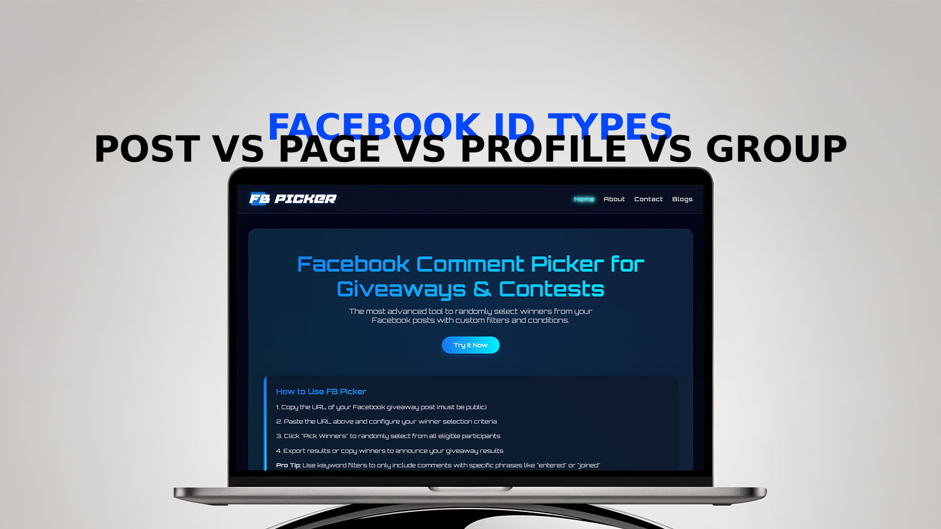 Facebook ID Types: Post vs Page vs Profile vs Group