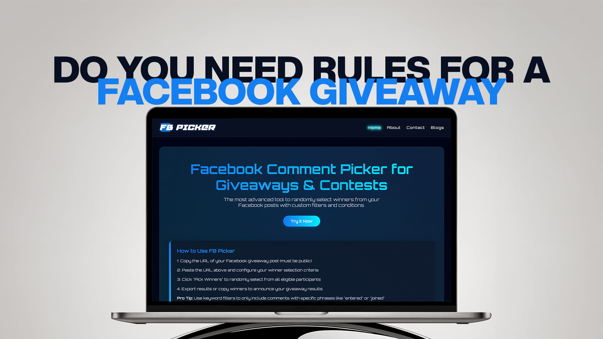 Do you Need Rules for a Facebook Giveaway