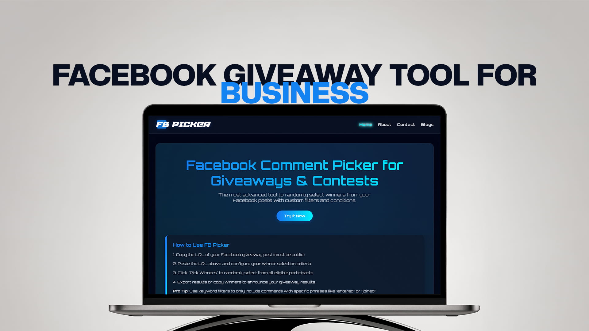 Facebook Giveaway Tool for Business