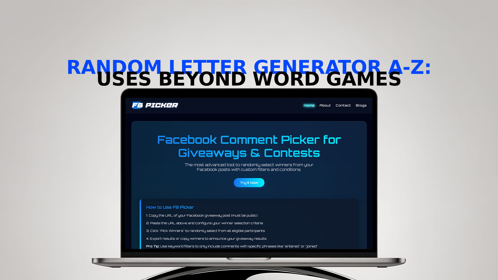 Random Letter Generator A-Z: Uses Beyond Word Games