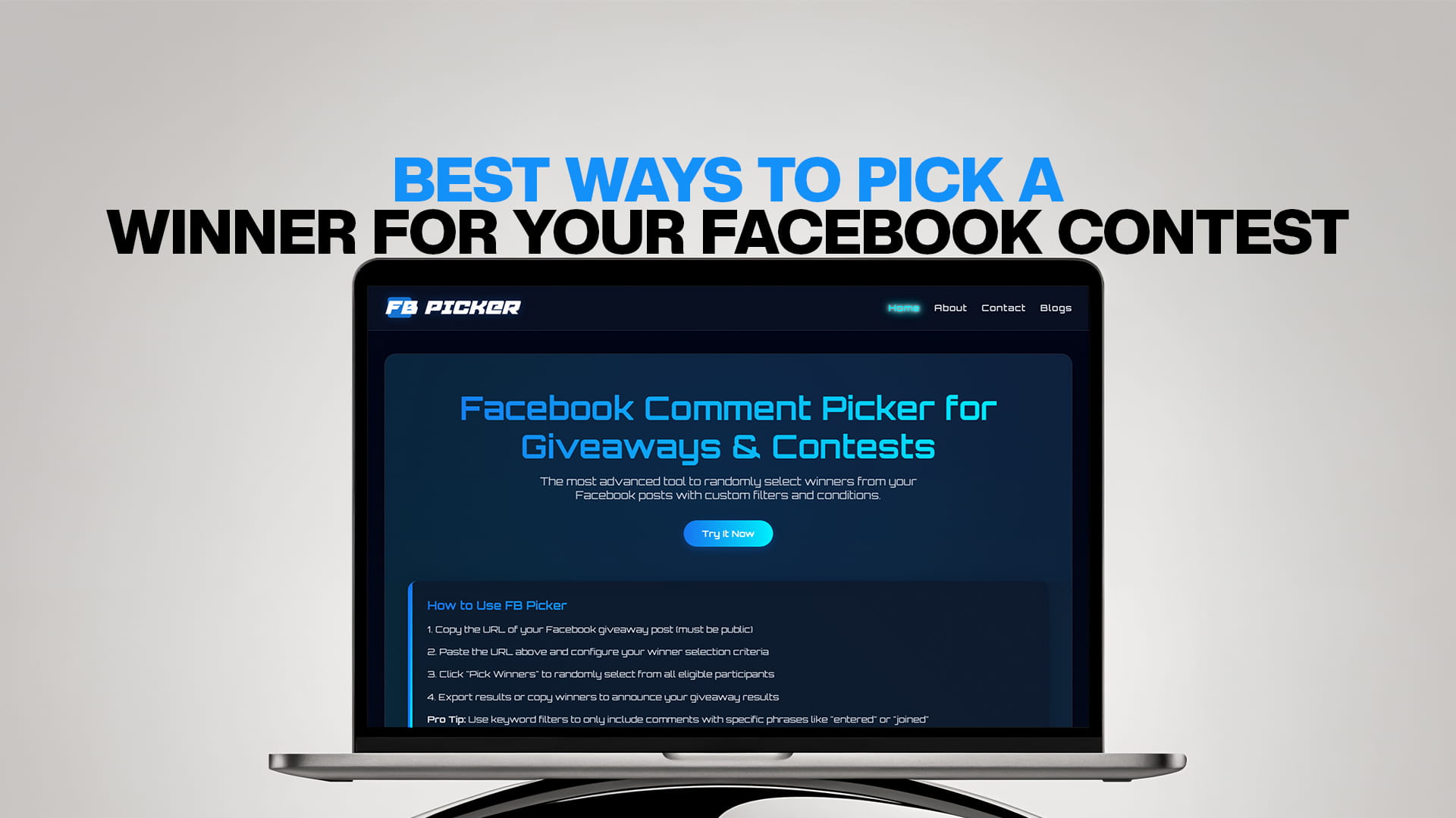 Best Ways to Pick a Winner for Your Facebook Contest