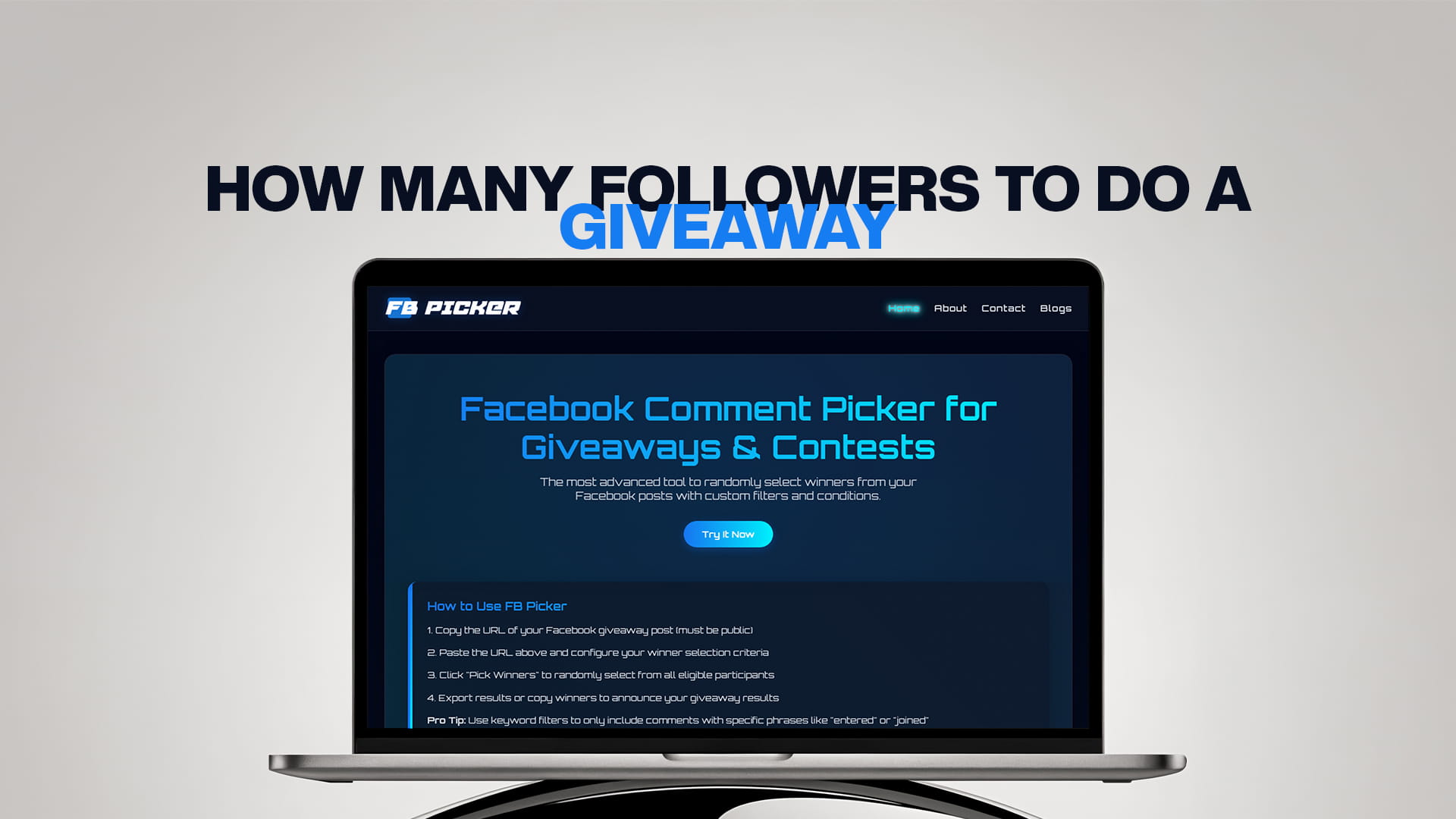 How Many Followers to do a Giveaway