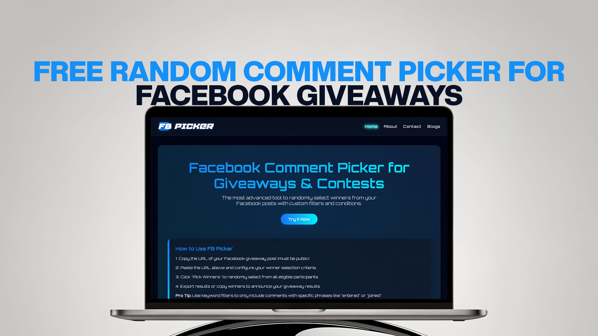 Free Random Comment Picker for Facebook Giveaways 2026