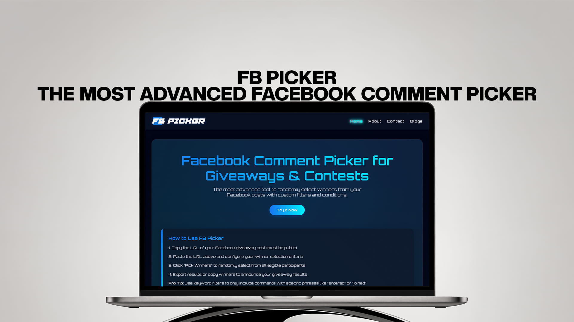 FB Picker - The Most Advanced Facebook Comment Picker
