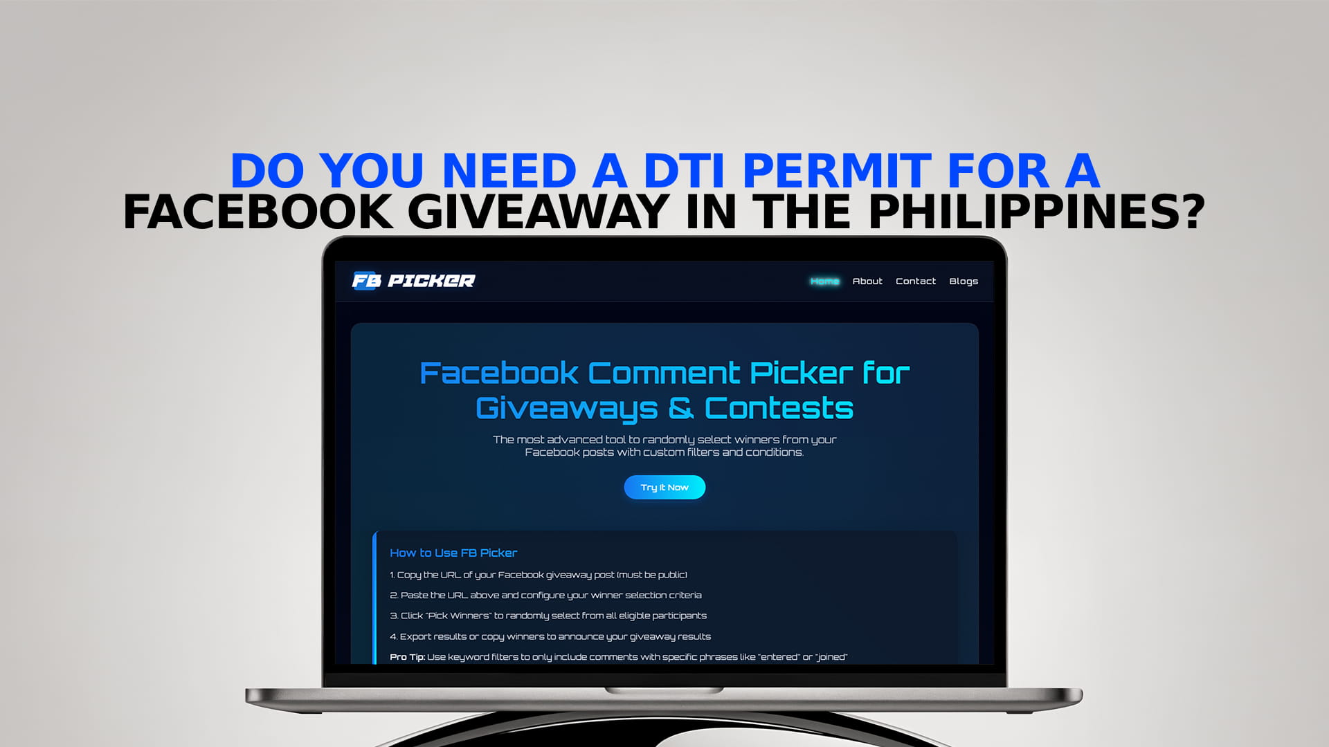 Do You Need a DTI Permit for a Facebook Giveaway in the Philippines?