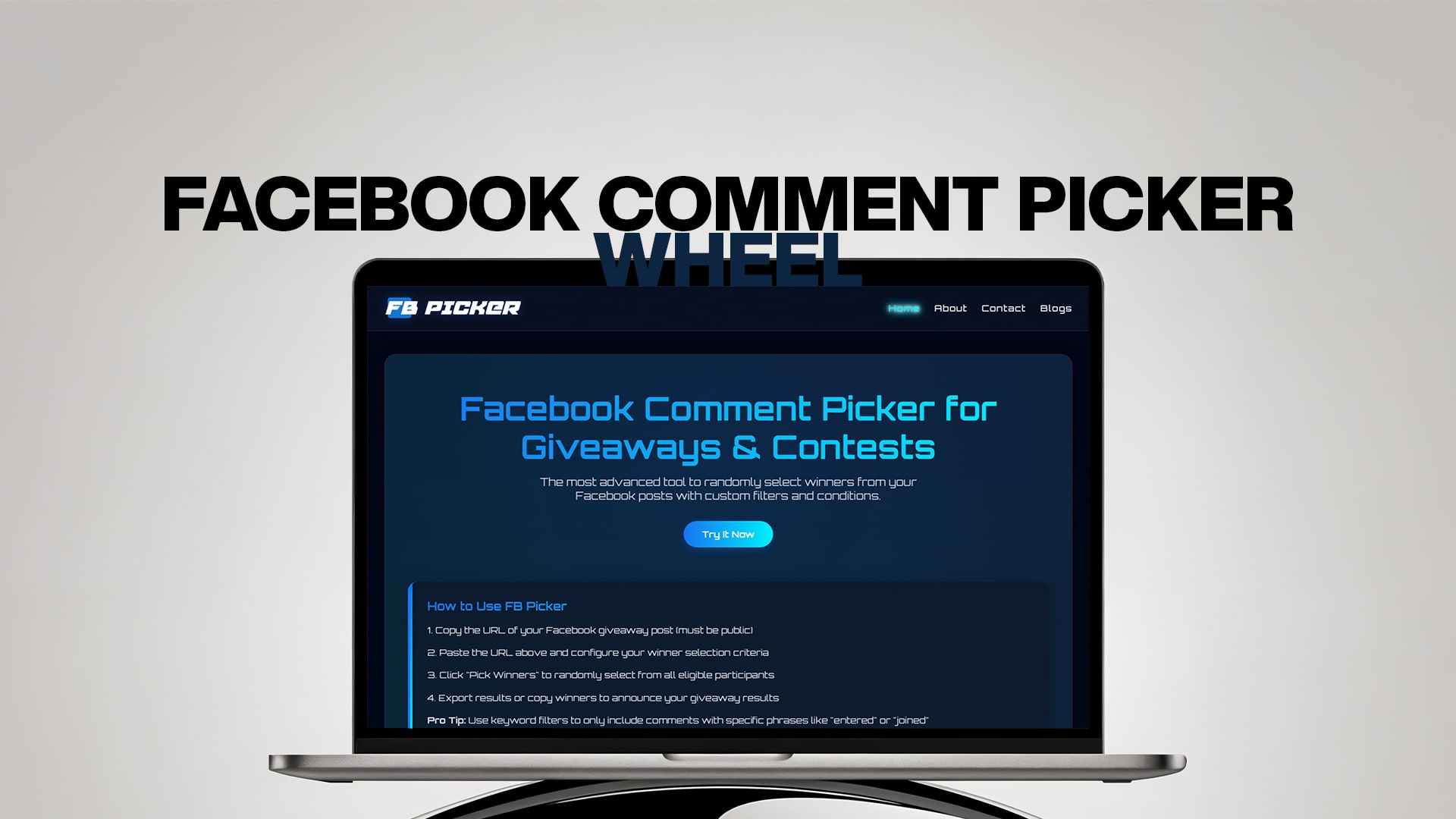Facebook Comment Picker Wheel