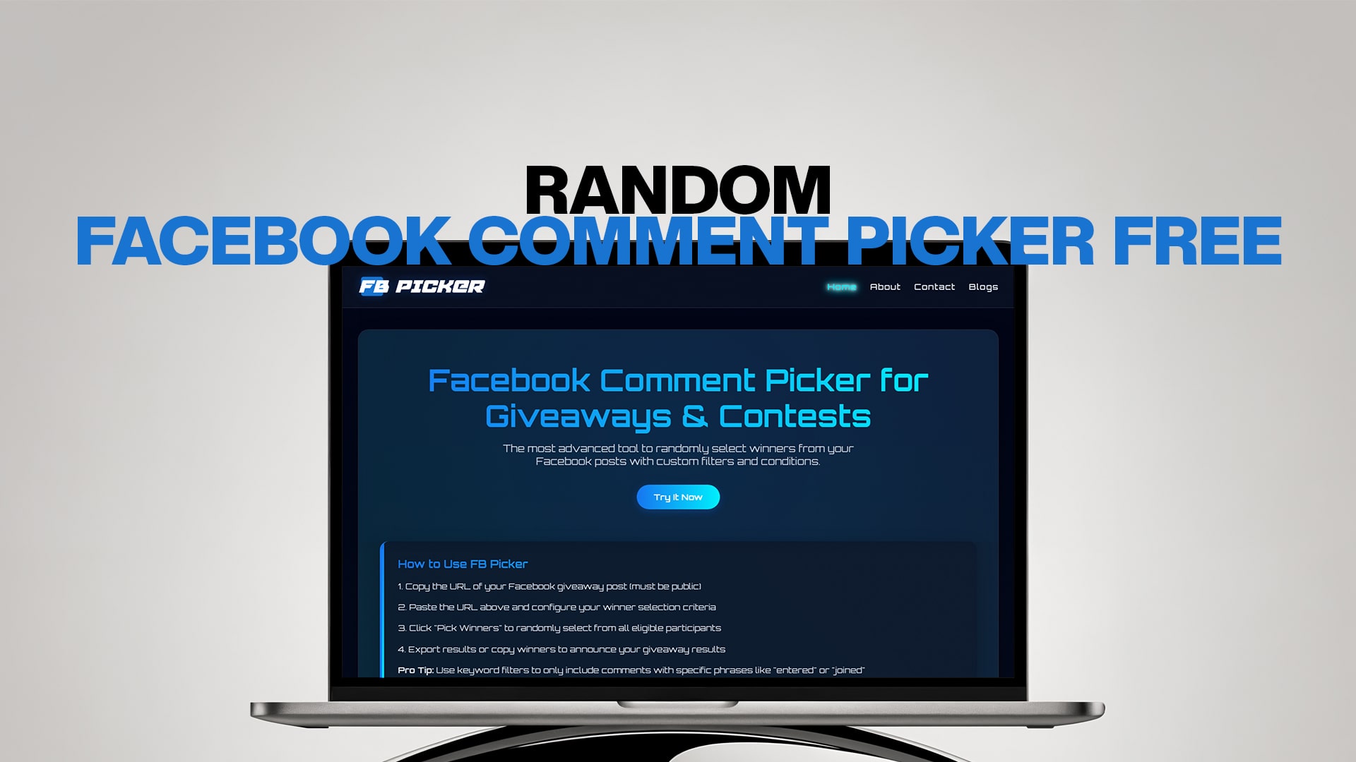 Random Facebook Comment Picker Free