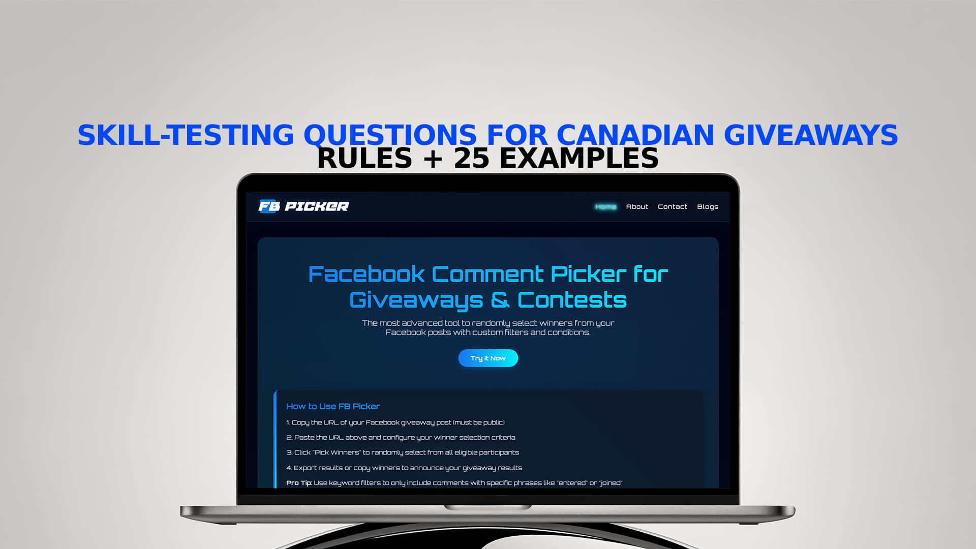 Skill-Testing Questions for Canadian Giveaways: Rules + 25 Examples