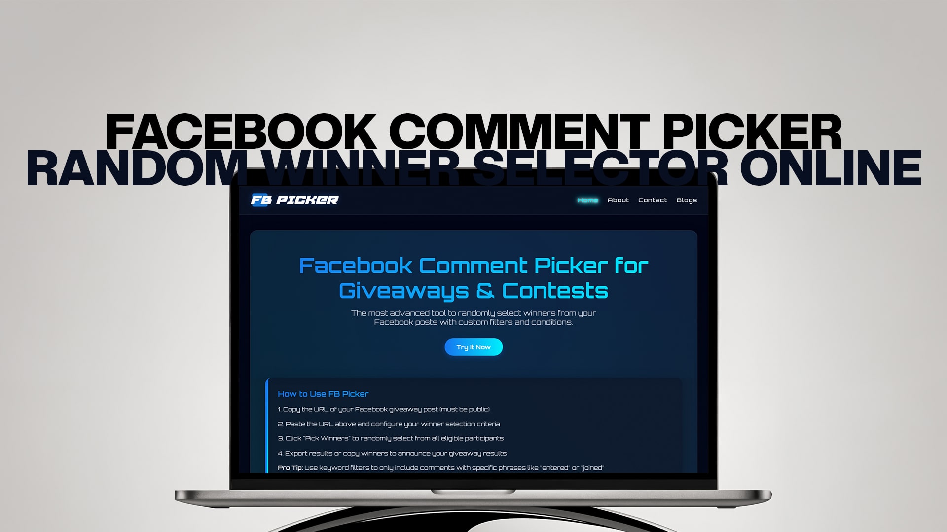 Facebook Comment Picker - Random Winner Selector Online