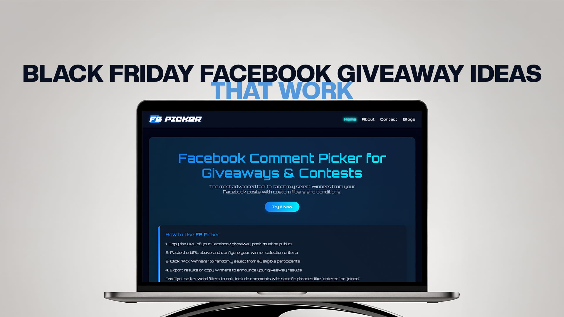 Black Friday Facebook Giveaway Ideas That Work