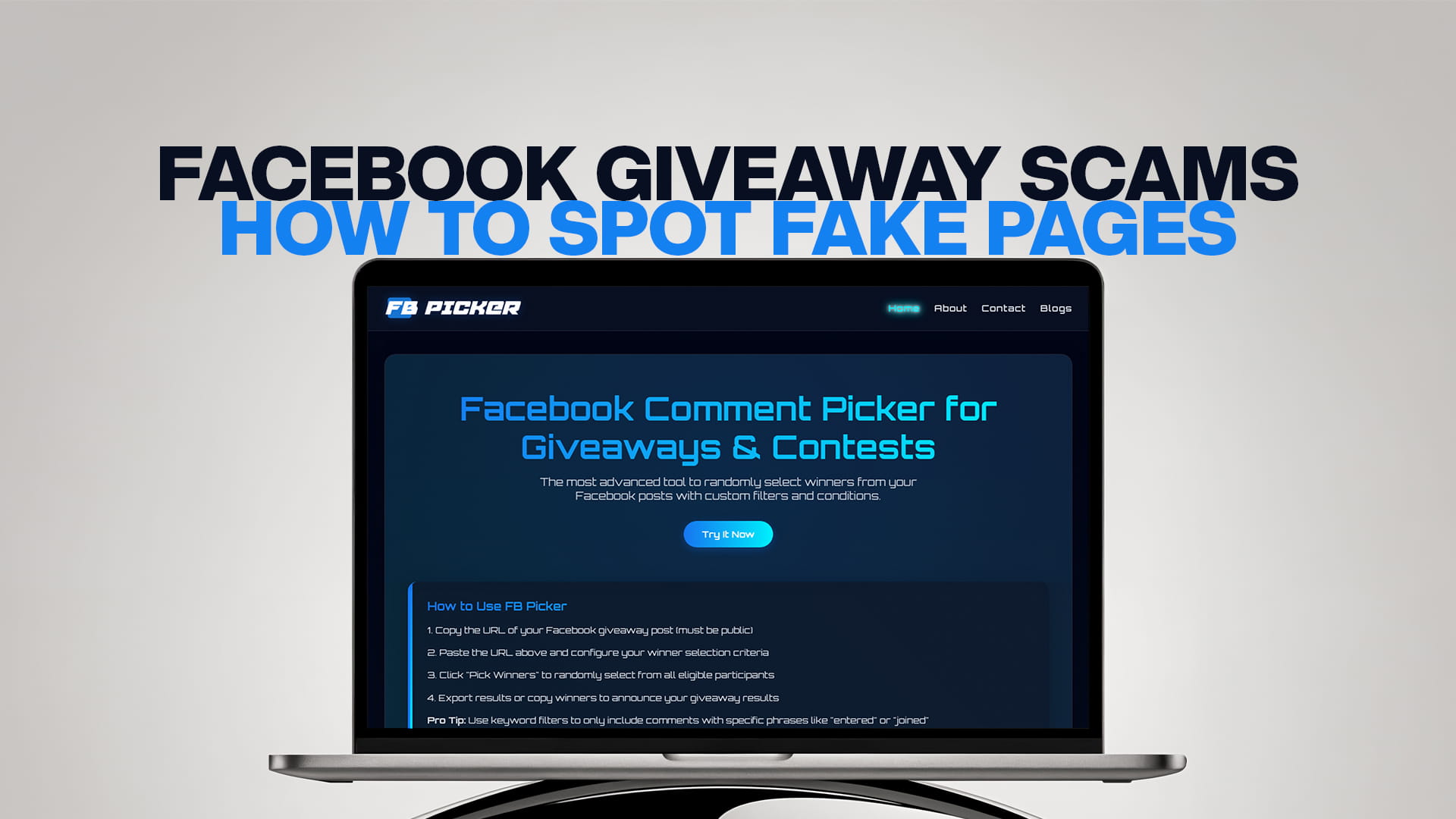 Facebook Giveaway Scams: How to Spot Fake Pages
