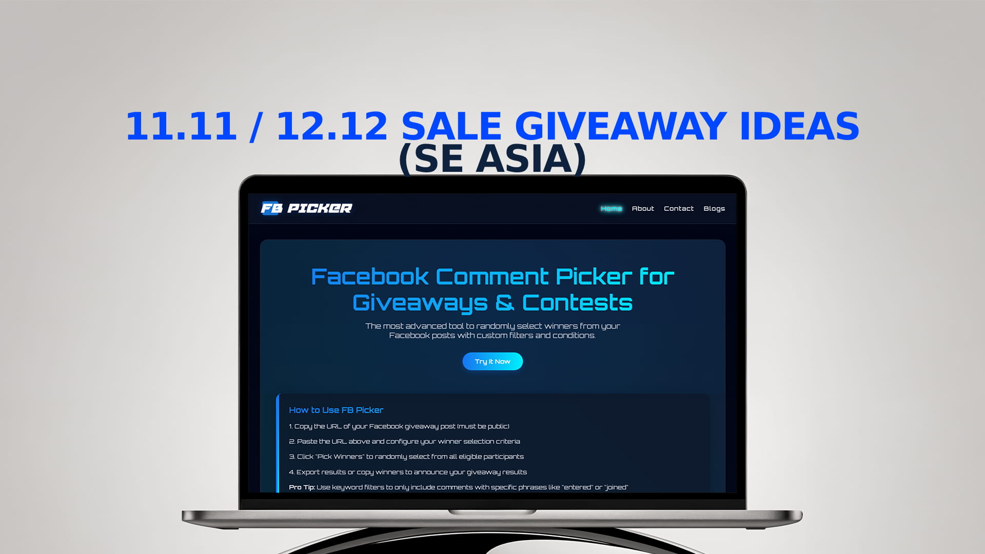 11.11 / 12.12 Sale Giveaway Ideas (SE Asia)