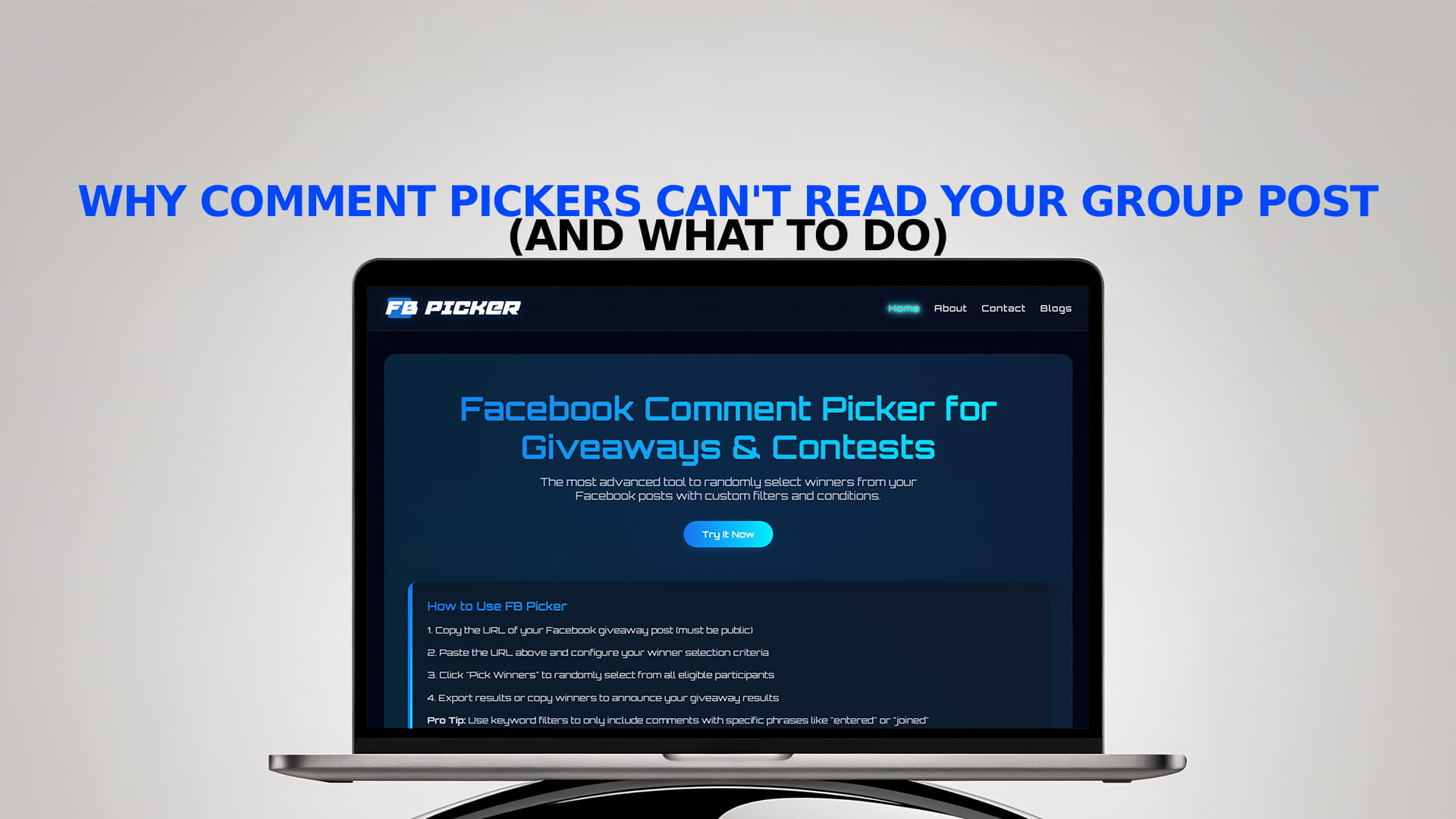 Why Comment Pickers Can't Read Your Group Post (And What to Do)