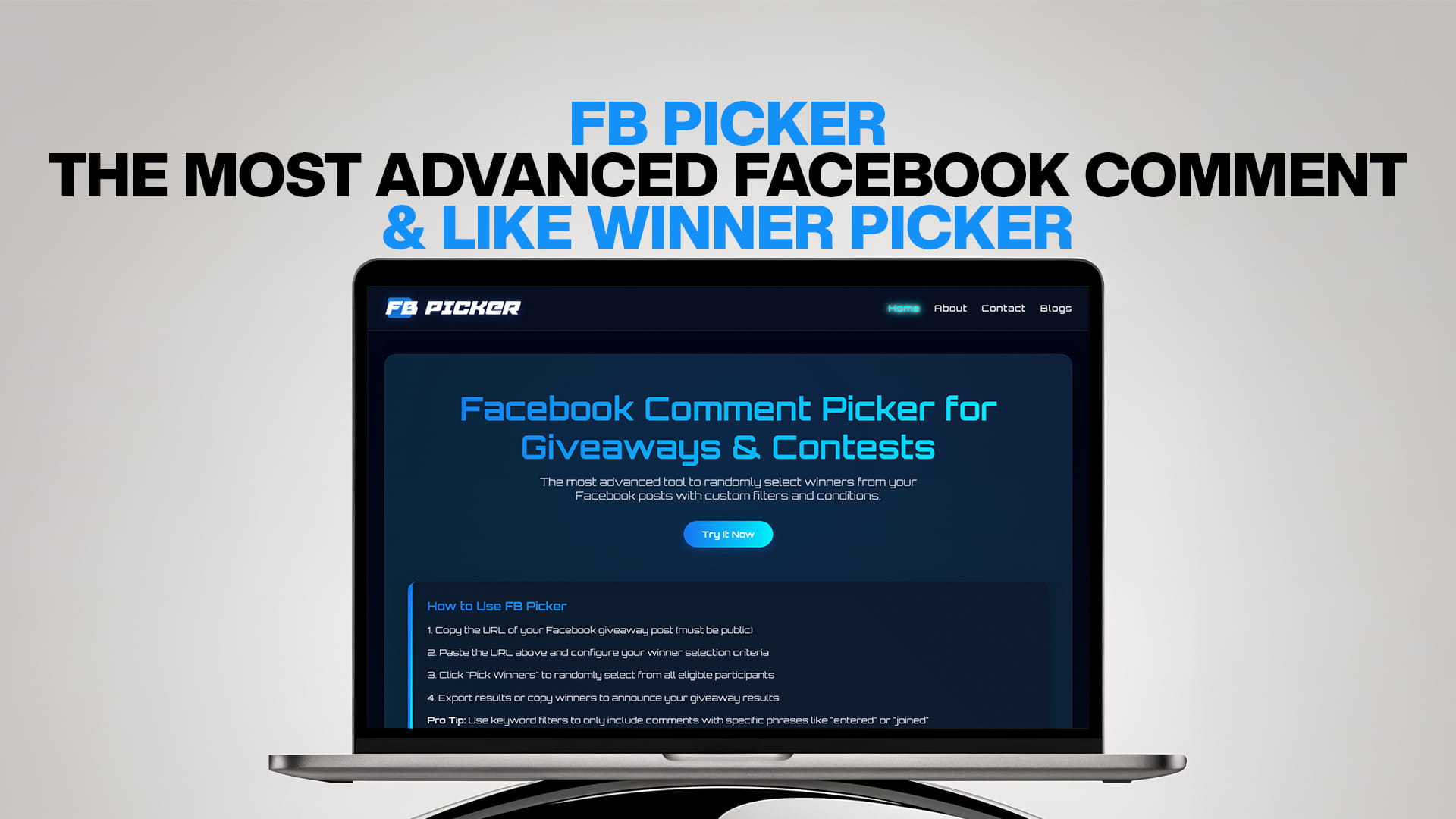 FB Picker - The Most Advanced Facebook Comment & Like Winner Picker