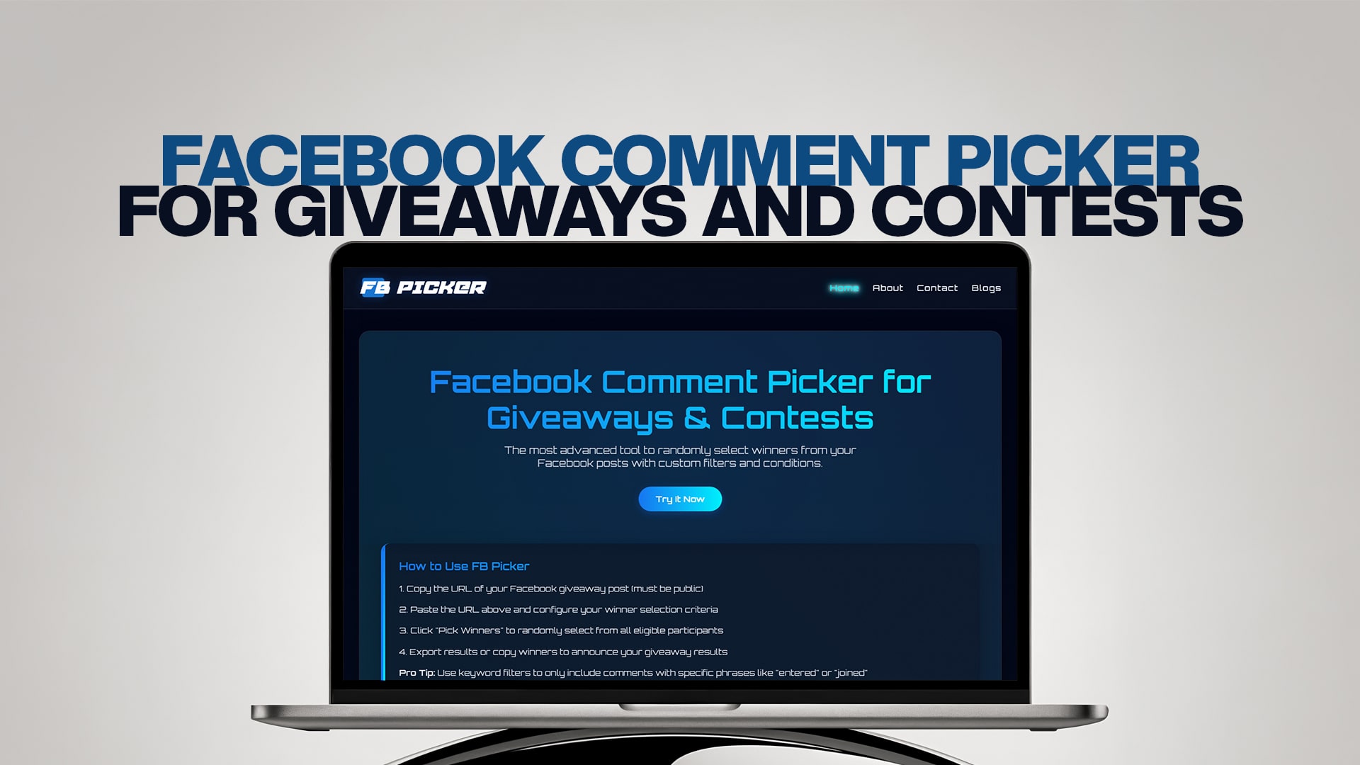 Facebook Comment Picker for Giveaways and Contests