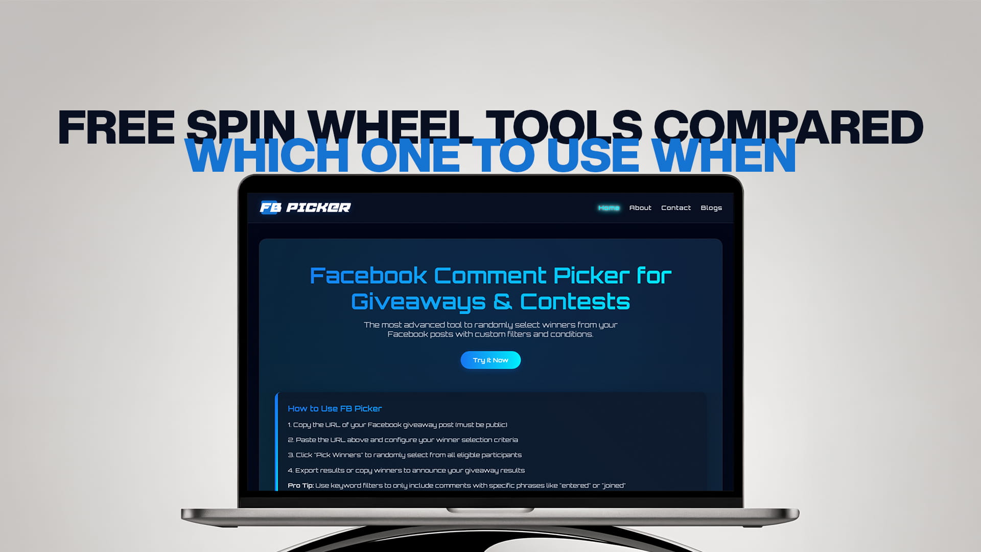 Free Spin Wheel Tools Compared: Which One to Use When