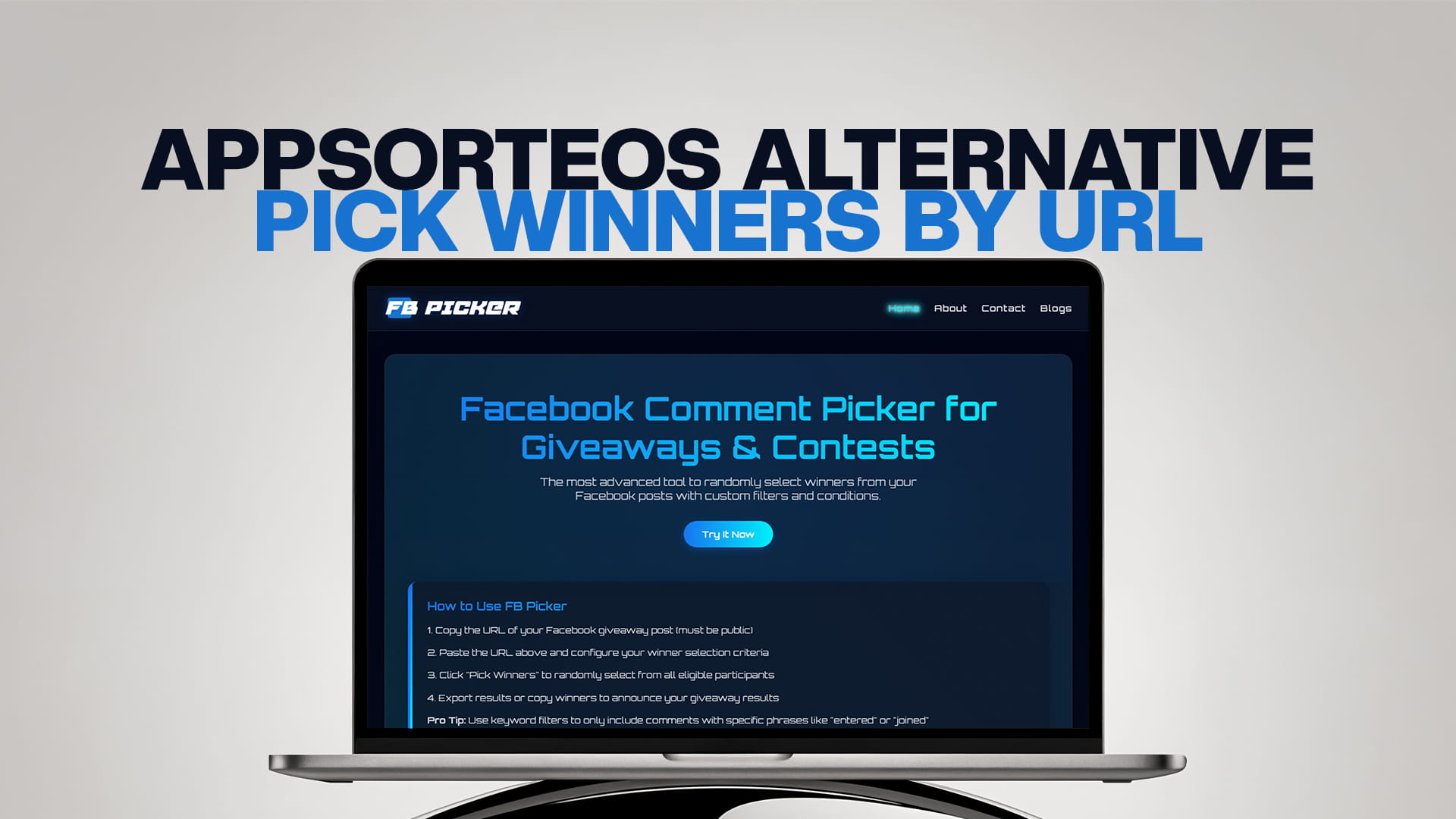 AppSorteos Alternative: Pick Winners by URL