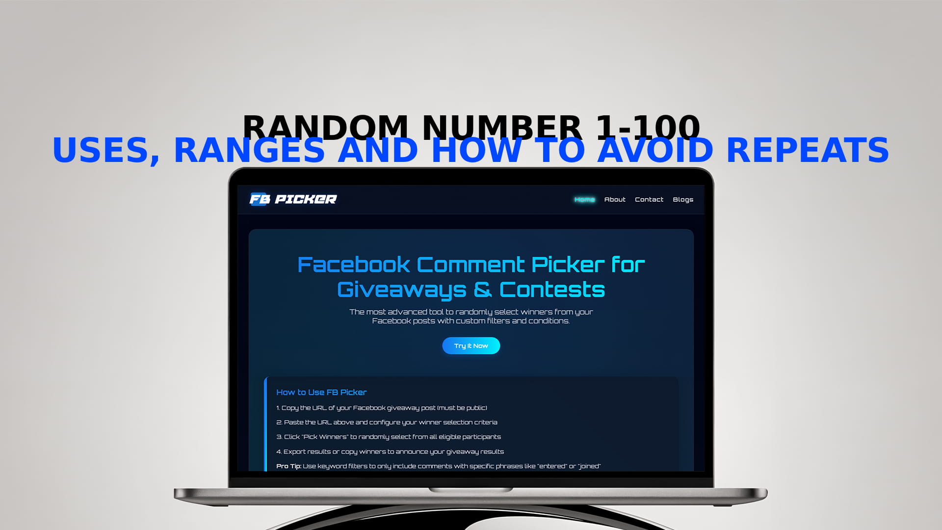 Random number 1-100: uses, ranges and how to avoid repeats