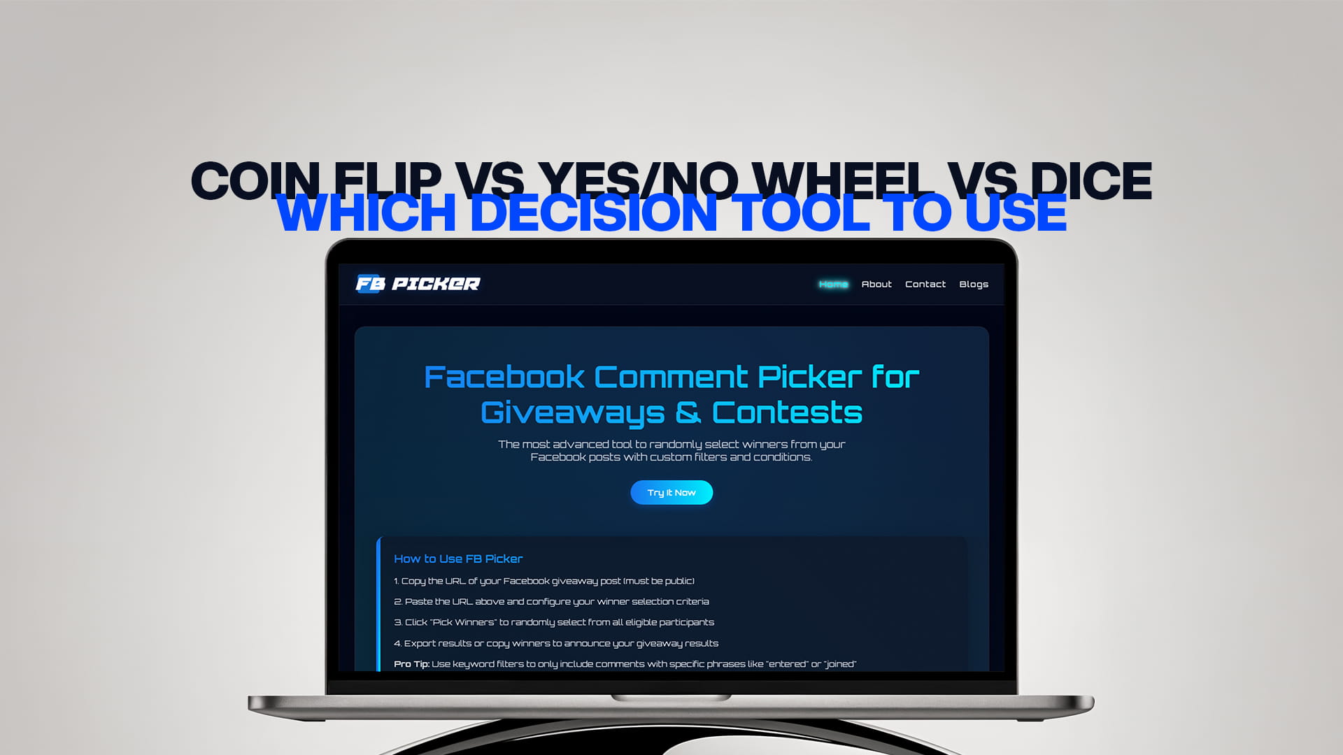 Coin flip vs yes/no wheel vs dice: which decision tool to use