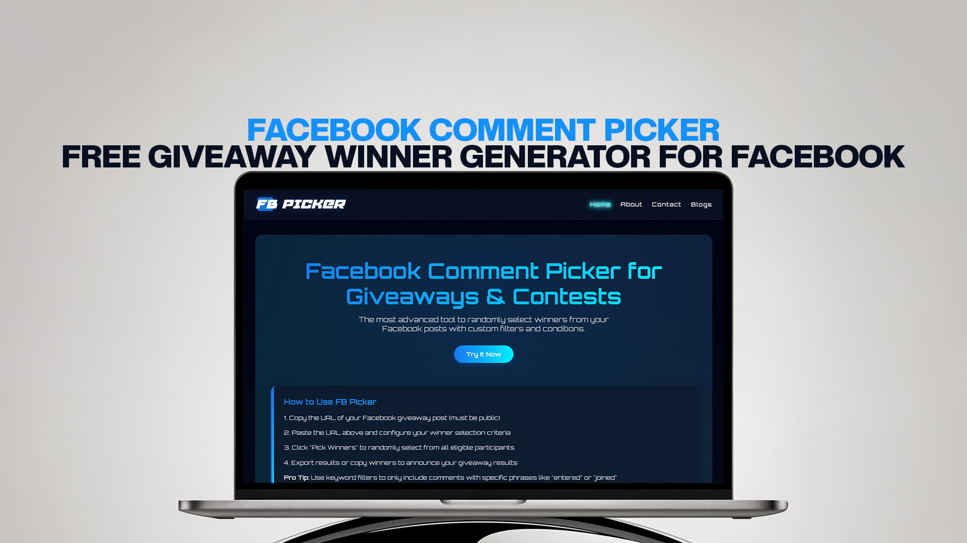 Facebook Comment Picker - Free Giveaway Winner Generator For Facebook