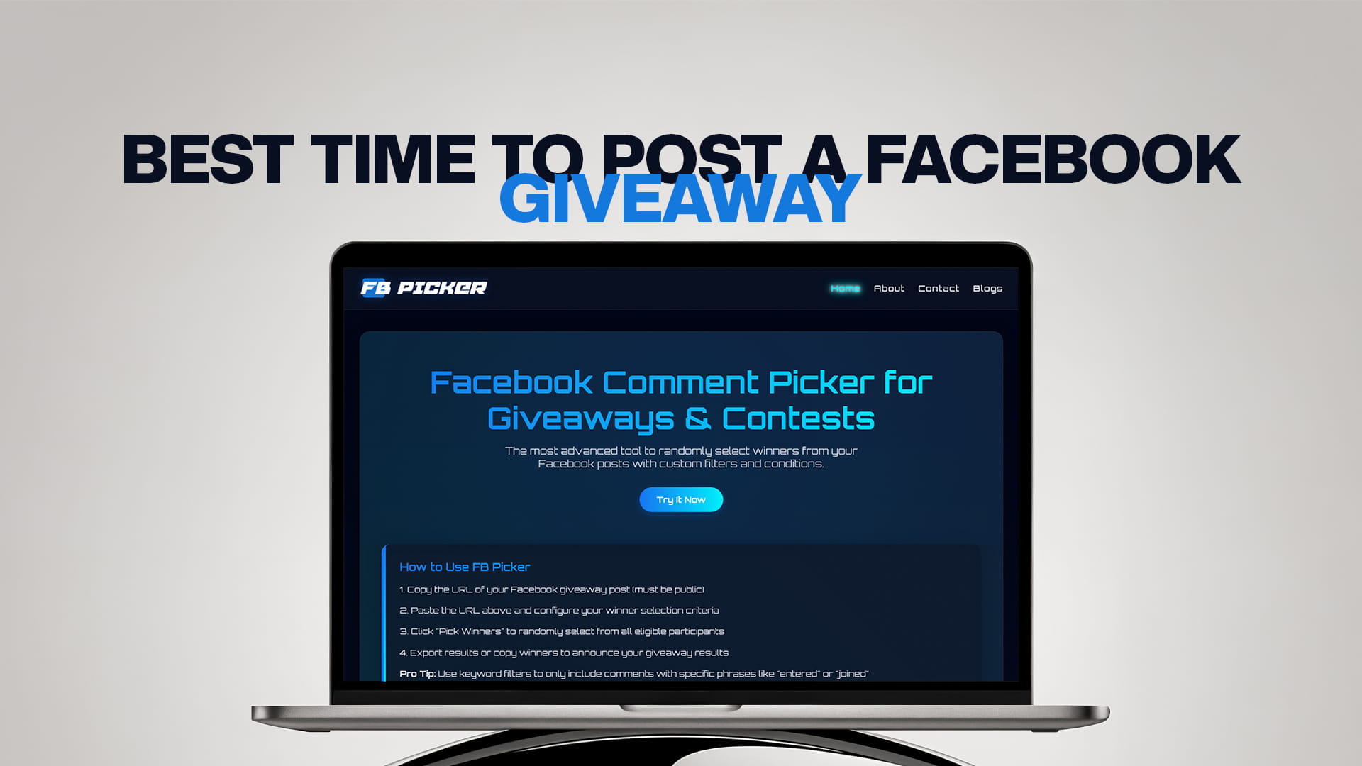 Best Time to Post a Facebook Giveaway